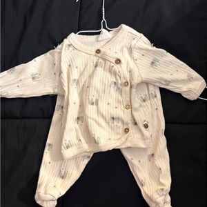 DreamgroOrganics Ribbed 2-Piece Set | 0–3M | NWOT